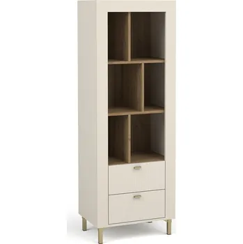 Knihovna Nábytek PEGAS s.r.o. Regál MOSSA MO4, Kašmír/Dub Whisky