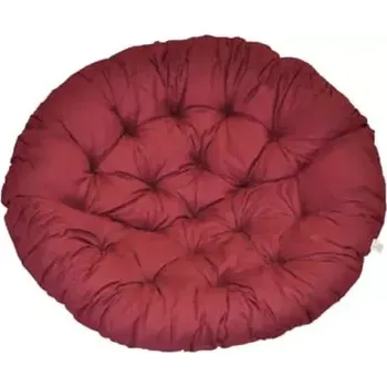 Podsedák Polstr na křeslo papasan 100 cm - vínový kepr - SLEVA 3% s kodem radost25