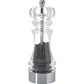 Mlýnek na koření TOMGAST MAMBO mlýnek na pepř, transparent + nerez mat, 20 cm