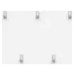 Nepo Plus věšák WIE/70, bílá - SLEVA 3% s kodem radost25