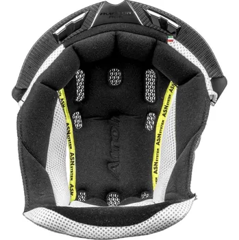 Helma na motorku klobouk interiéru pro přilbu AVIATOR ACE, AIROH - Itálie (šedý) S