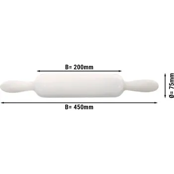 Váleček na těsto G.Gastro Váleček na těsto - oválný