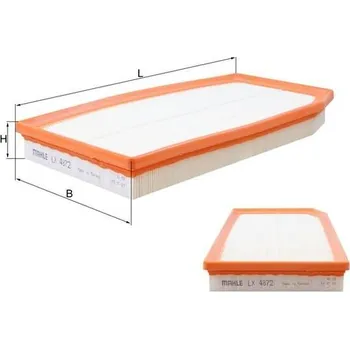 Vzduchový filtr Vzduchový filtr MAHLE LX 4872