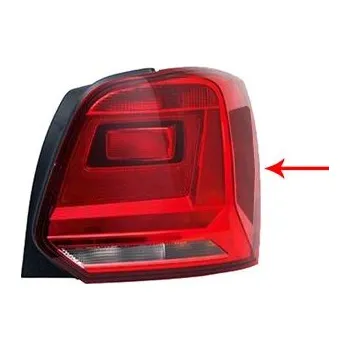 Zadní světlomet zadni svetlo bez objimky kourove P