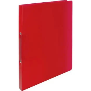 Pořadač 4-kr.Opalíne 20mm červený