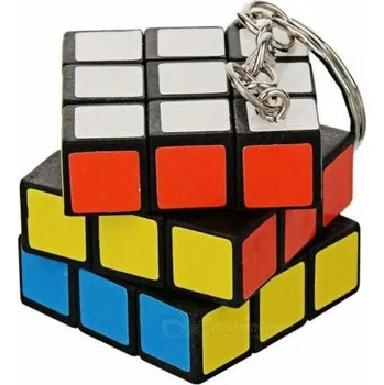 Hlavolam Impap Přívěsek na klíče - Rubikova kostka