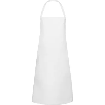 Pracovní zástěra G.Gastro KARLOWSKY | Zástěra s laclem Basic - bílá