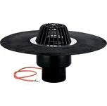 HL vtok plochá.střecha, DN100 HL62.1H/1