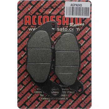 Brzda pro motocykl Brzdové destičky ACCOSSATO AGPA243 ZXC