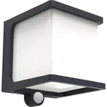 Lutec DOBLO Solární svítidlo nástěnné se senzorem, 500 lm, neutrální bílá 6940101125