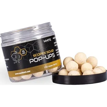 Boilies Nash Pop Up Boilie Scopex Squid 12 mm 75 g White