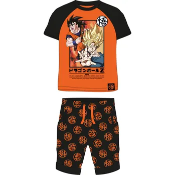 Dragon Ball - licence Chlapecký letní komplet - Dragon Ball 5212062, oranžová / černá Barva: Oranžová, Velikost: 152