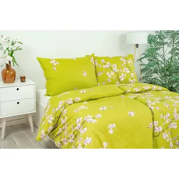 Povlečení Stanex Ložní povlečení krepové Sakura (LS253) ROZMĚR: 140x220 cm + polštář (90x70 cm)