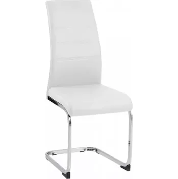 Jídelní židle Jídelní židle VATENA - bílá/chrom - SLEVA 3% s kodem radost25