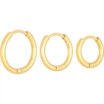 Náušnice ORNAMENTI Pozlacené náušnice Creoles mini gold