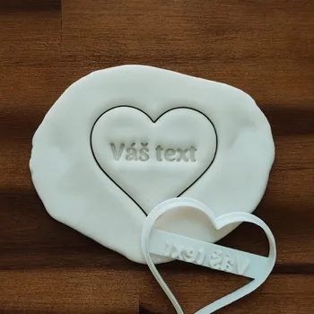 Vykrajovátko Srdce s Vlastním textem | vykrajovátko