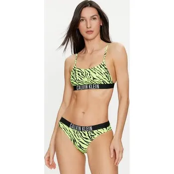 Dámské plavky Calvin Klein Swimwear Spodní část bikin KW0KW02337 Zelená S