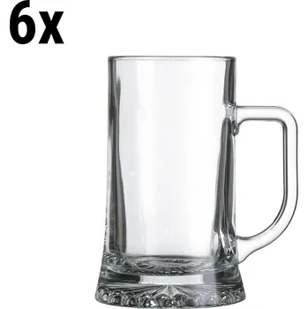 Vinotéka G.Gastro (6 Kusů) Půllitr - MUNICH - 520 ml - transparentní