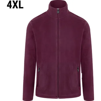 G.Gastro KARLOWSKY | Pánská pracovní fleecová bunda Warm-Up - lilek - velikost: 4XL