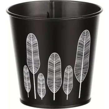 Květináč Obal kovový KK096 BK - SLEVA 3% s kodem radost25