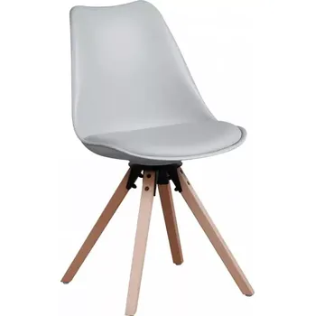 Jídelní židle Stylová otočná židle ETOSA - světlešedá - SLEVA 3% s kodem radost25