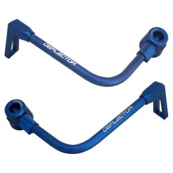 Lever guard ACCOSSATO with blue hose and joint right + left , aluminium DE003-022-TP-12