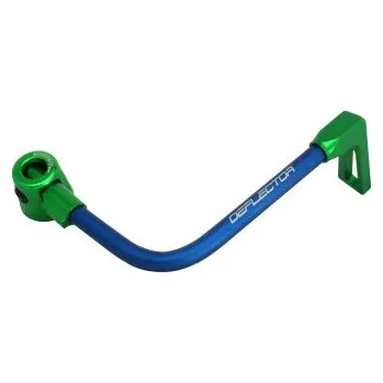 Lever guard ACCOSSATO with blue hose and joint right, aluminium DE001-025-TP-12