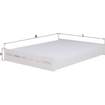 Kabinový filtr Filtr, vzduch v interiéru MAHLE LA 891