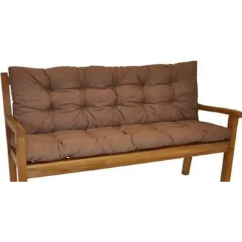 Podsedák Polstr na zahradní lavičku 120 cm - hnědý melír - SLEVA 3% s kodem radost25