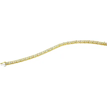 Náramek Náramek ze žlutého zlata s diamanty - 18 cm - 0,25 ct - ryzost 585 - 105.509