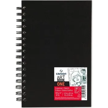 Výtvarný papír Skicář CANSON Art Book One Spiral 14x21cm, 40 listů 100g
