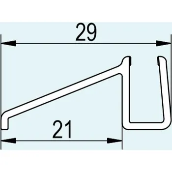 Těsnění do okna a dveří Vodorovné těsnění na 6 mm skla, pro Cadura, černé 51602D22SE2.6KD