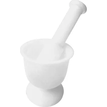 Příslušenství pro digestoř G.Gastro (2 pieces) Mortar & Pestle Set – Plastic - Small - 125×125×150 mm