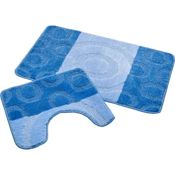 Vopi Koupelnová předložka 860 Nevada 110 blue (Varianta: Velký set 50x60 + 60x100 cm)