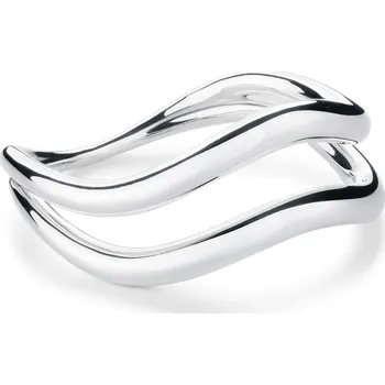 Prsten Manta Lips Ring - dvojitý stříbrný prsten