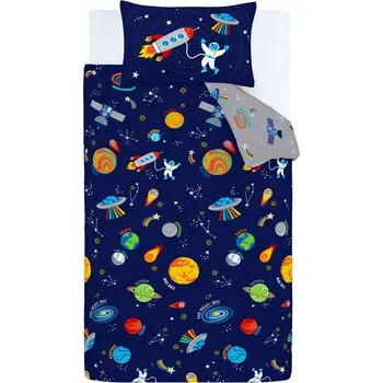 Povlečení Dětské povlečení do postýlky 120x150 cm Lost In Space – Catherine Lansfield ID_1611412