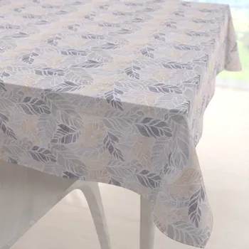 ubrus Dekorační čtvercový ubrus PML-057 Mozaika žlutošedých listů na šedém 70x70 cm