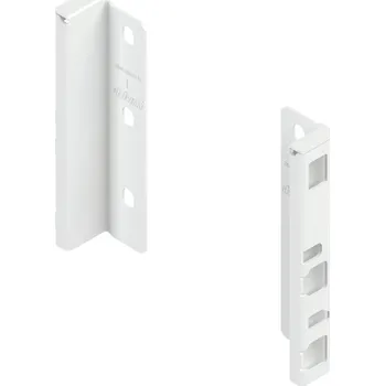 Nábytkové kování BLUM Držák zad Merivobox hedvábně bílá matná L+P Výška zásuvky [mm]: Výška zad "K"