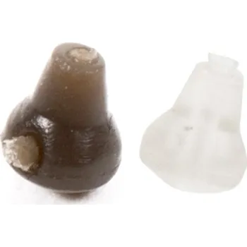 Kaprová háčková zarážka FAITH Ring Stops 10ks průhledná