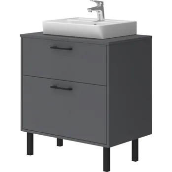 Koupelnový nábytek Lavedo Afina Neon Grey 70 koupelnová skříňka s umyvadlem