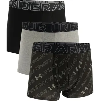 Pánské boxerky Under Armour M UA Perf Cotton Nov 3in-BLK mix (3 kusy) Velikost: S