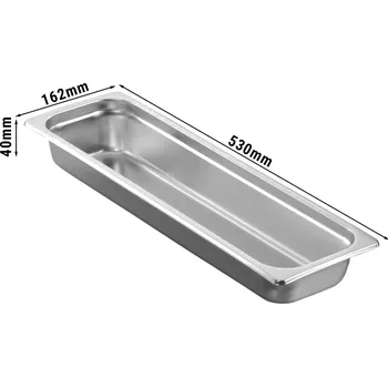 Dóza na potraviny G.Gastro GN Nádoba 2/4 - hloubka 40 mm