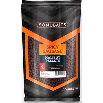 Pelety Sonubaits Halibut Pellets Spicy Sausage 900gr 4mm