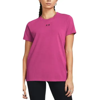 Dámské tričko tričko Under Armour Campus Core - Astro Pink/Black L