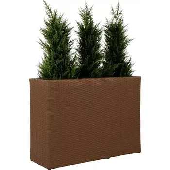 Květináč Květináč RAMS - umělý ratan, béžový - SLEVA 3% s kodem radost25