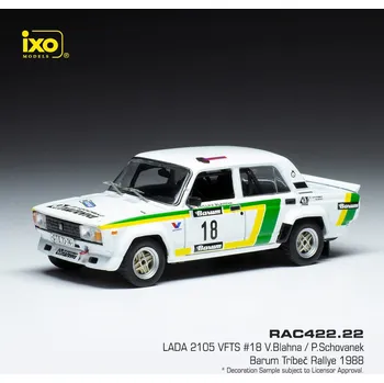 autíčko Lada 2105 VFTS - Barum Tríbeč Rallye 1988 #18 Blahna - Schovánek 1:43 IXO