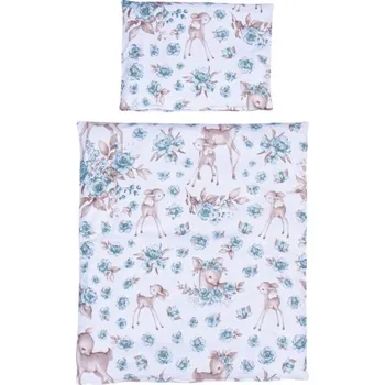 Sada do kočárku bavlna 4-díl - SRNEČEK s mátovou - Scarlett