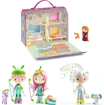 Balíček Tinyly - Bluchka & Indie + domek + Lily & Sylvestr + Prunelle & Bianca
