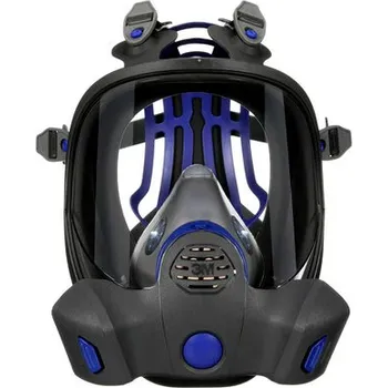 Plynová maska FF-801-S NOVÁ silikonová celobličejová maska 3M Secure Click, malá velikost