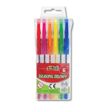 Set školních potřeb Długopis żelowy Penmate Kolori 6 kolorów